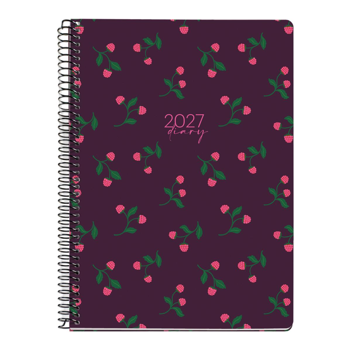 Agenda 18 Meses Plus Semana Vista Catalão Berries 2026-27 Miquelrius Multicolor-2