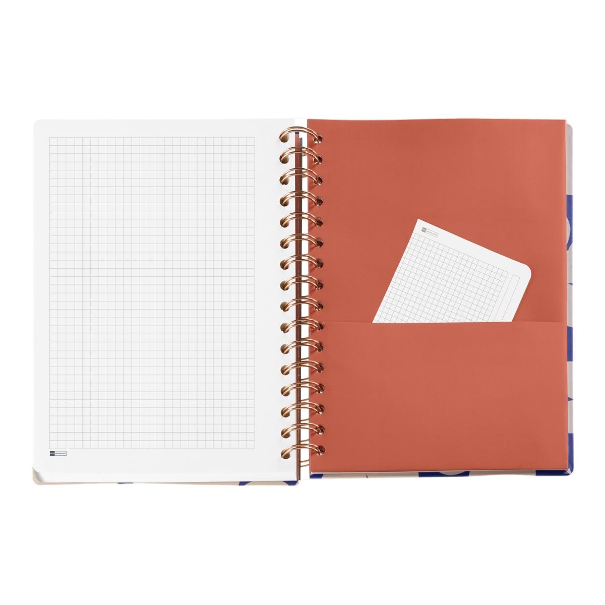 Agenda 18 Meses Plus Wire-O Semana Vista Bold Daisy 2026-27 Miquelrius Multicolor-5
