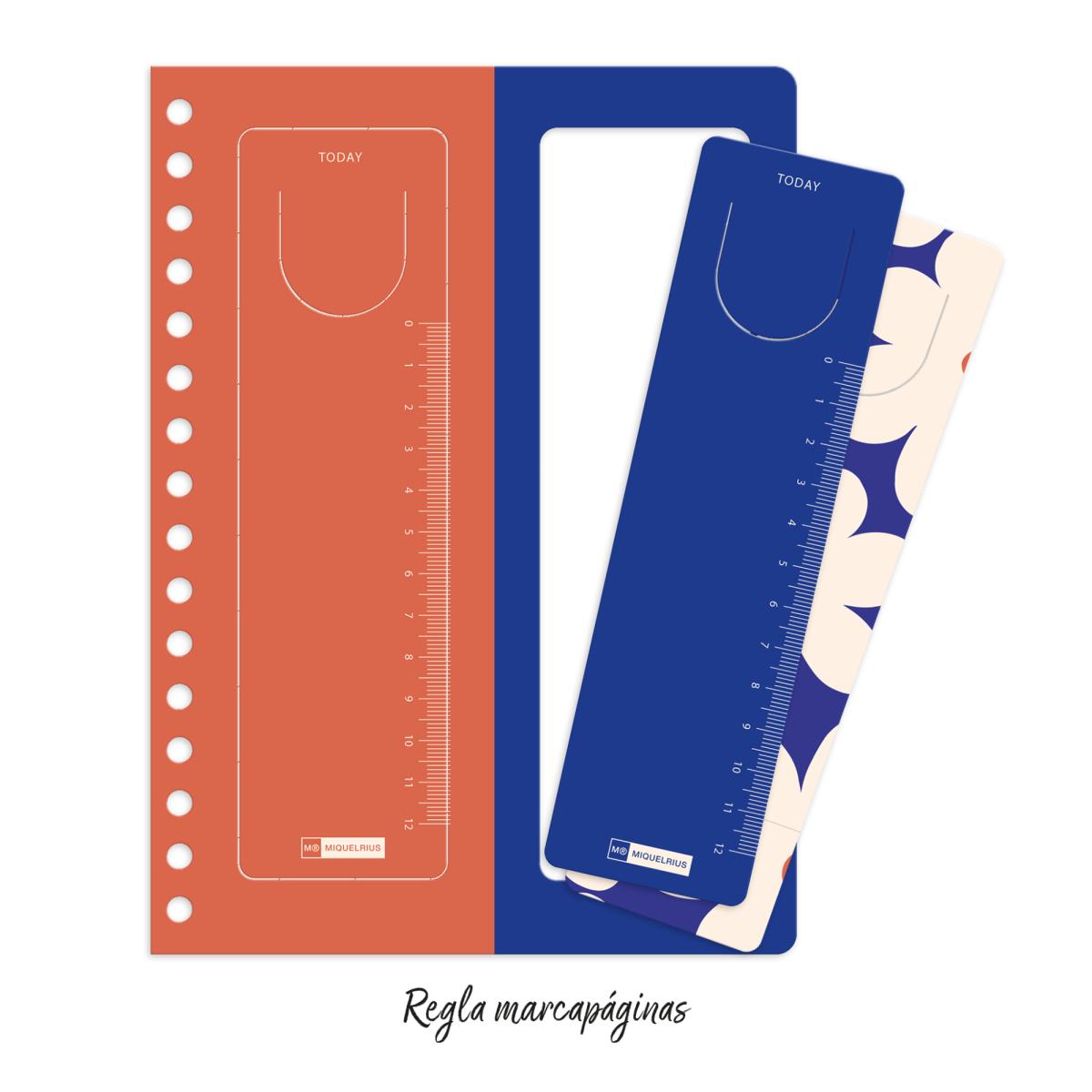 Agenda 18 Meses Plus Wire-O Semana Vista Bold Daisy 2026-27 Miquelrius Multicolor-6