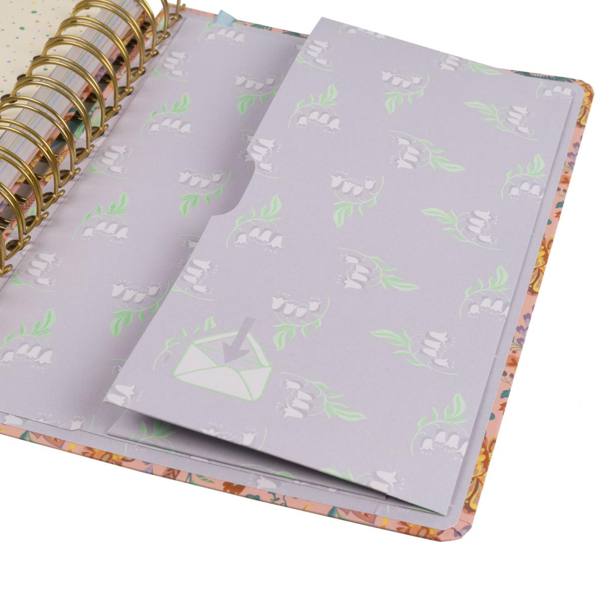 Agenda 16 meses septiembre 2026-diciembre 2027 Vitae 4º-155x217 mm semana vista horizontal Finocam rosa 11