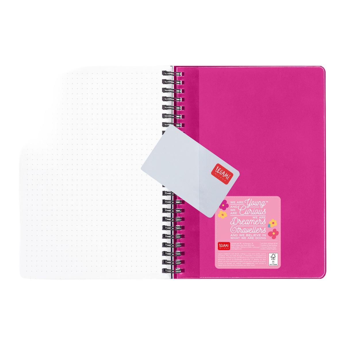 Agenda Semana Vista 16 Meses 26/27 Legami Flowers Multilingüe 5