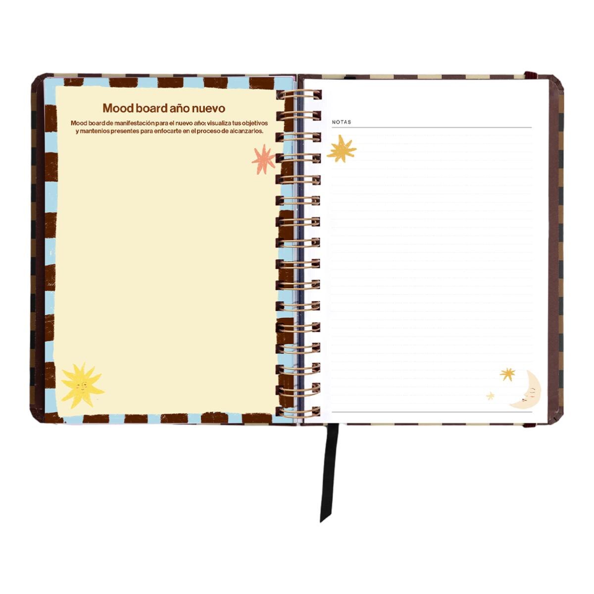 Agenda Anual 12 Meses 2027 168x220 mm 1 Dia por Página Universo UO Espanhol - Preto Multicolor-14