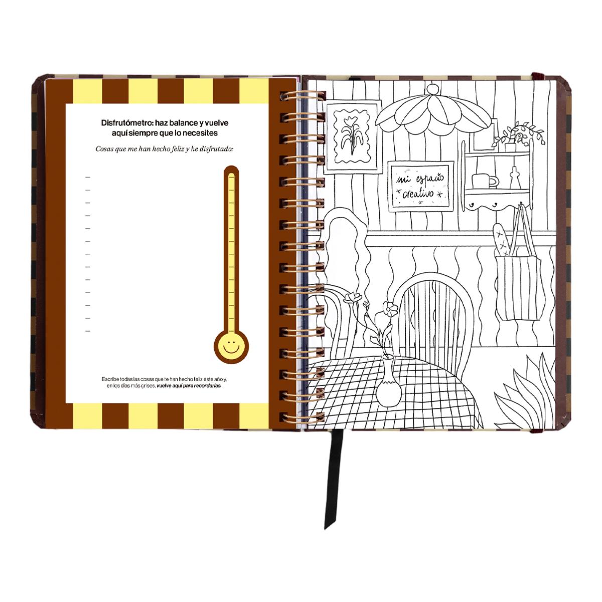 Agenda Anual 12 Meses 2027 168x220 mm 1 Dia por Página Universo UO Espanhol - Preto Multicolor-15