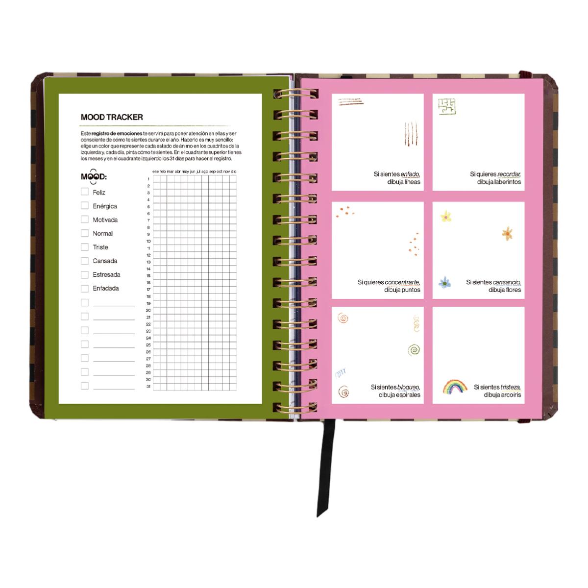 Agenda Anual 12 Meses 2027 168x220 mm 1 Dia por Página Universo UO Espanhol - Preto Multicolor-16