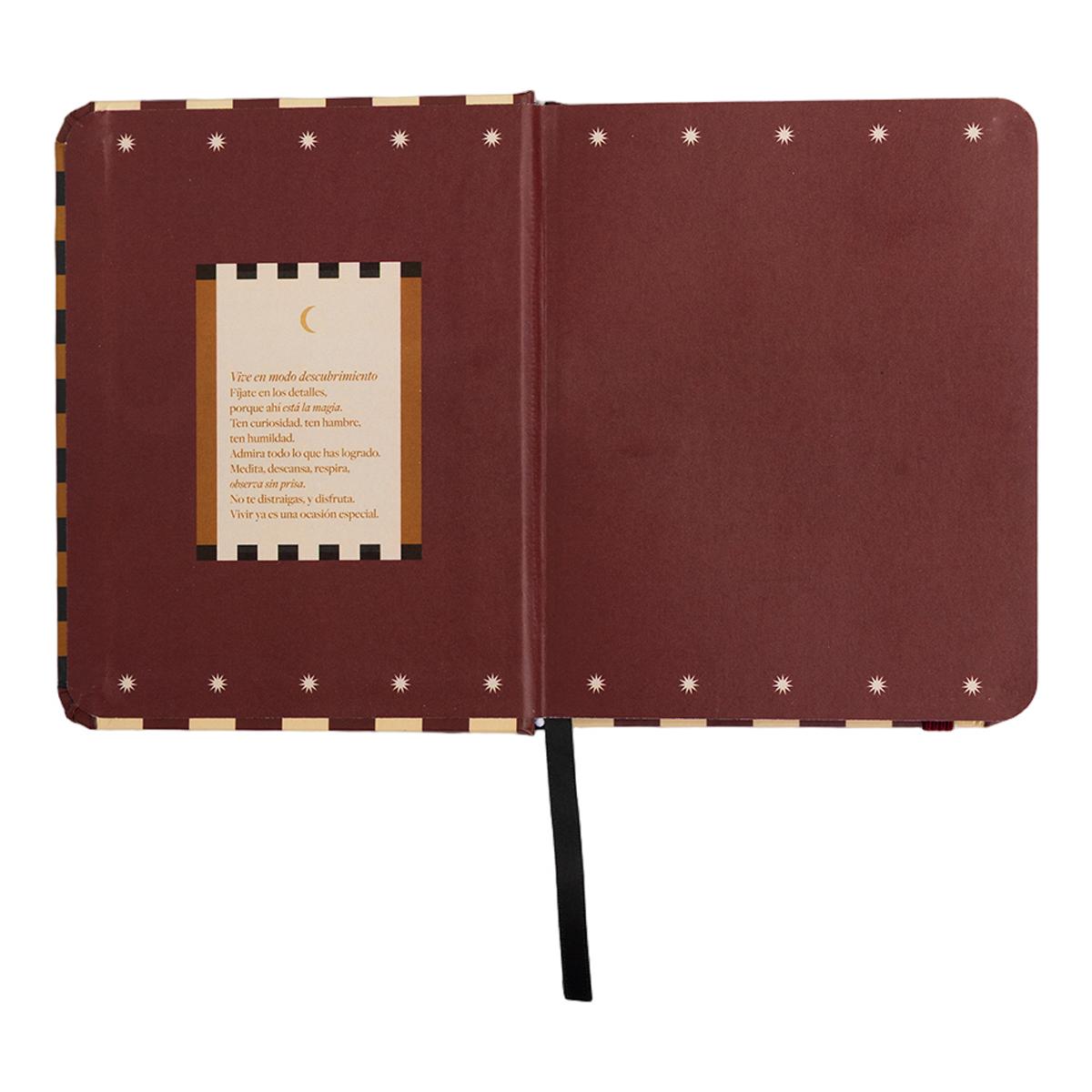 Agenda Anual 12 Meses 2027 128x154 mm Mini Vista Semanal Universo UO Espanhol - Preto Multicolor-2