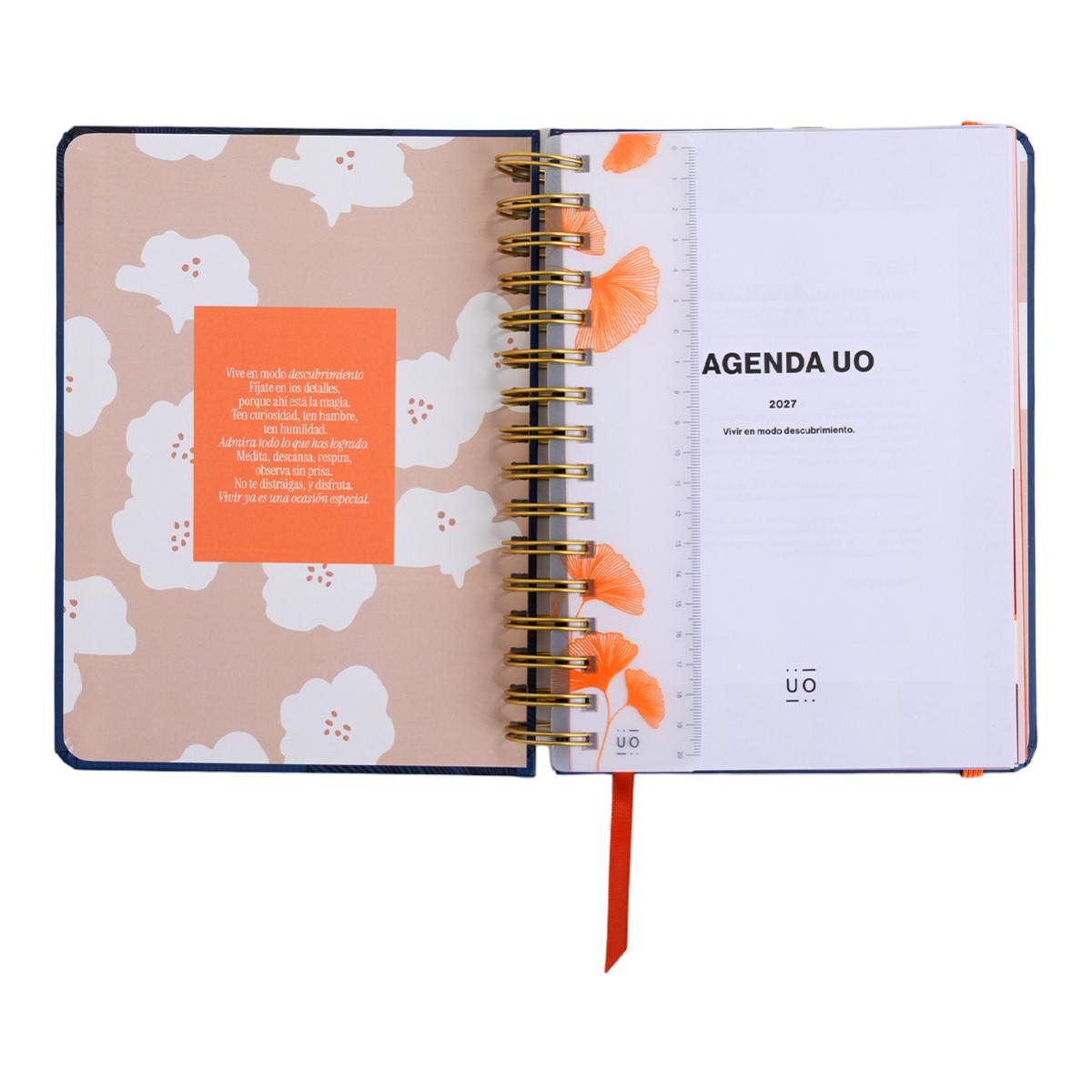Agenda Anual 12 Meses 2027 168x220 mm 1 Dia por Página Kyoto UO Espanhol Multicolor-2