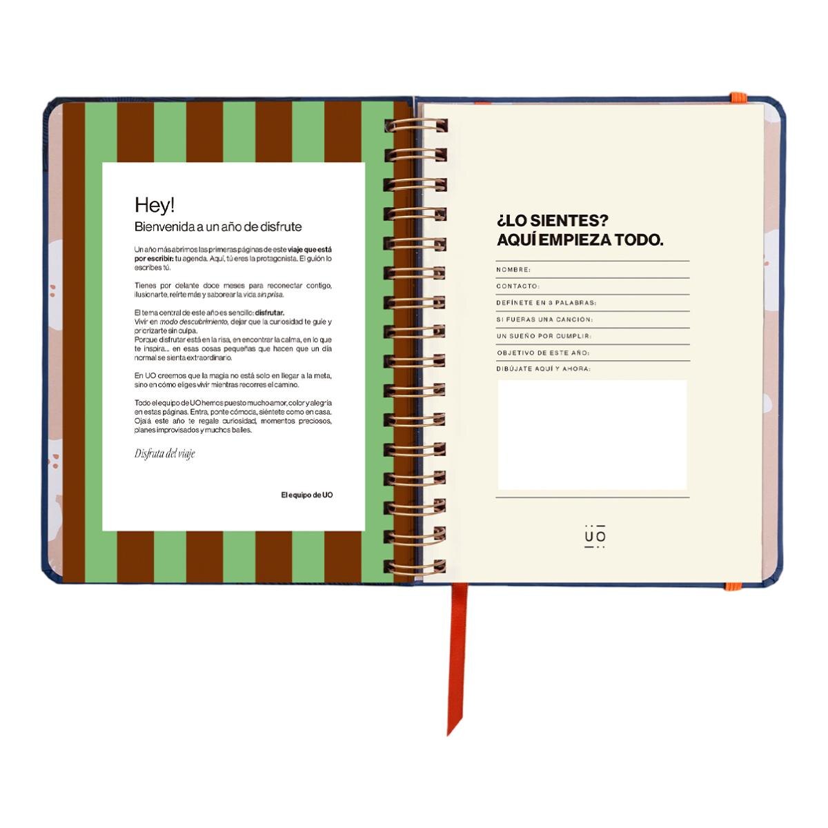 Agenda Anual 12 Meses 2027 168x220 mm 1 Dia por Página Kyoto UO Espanhol Multicolor-3