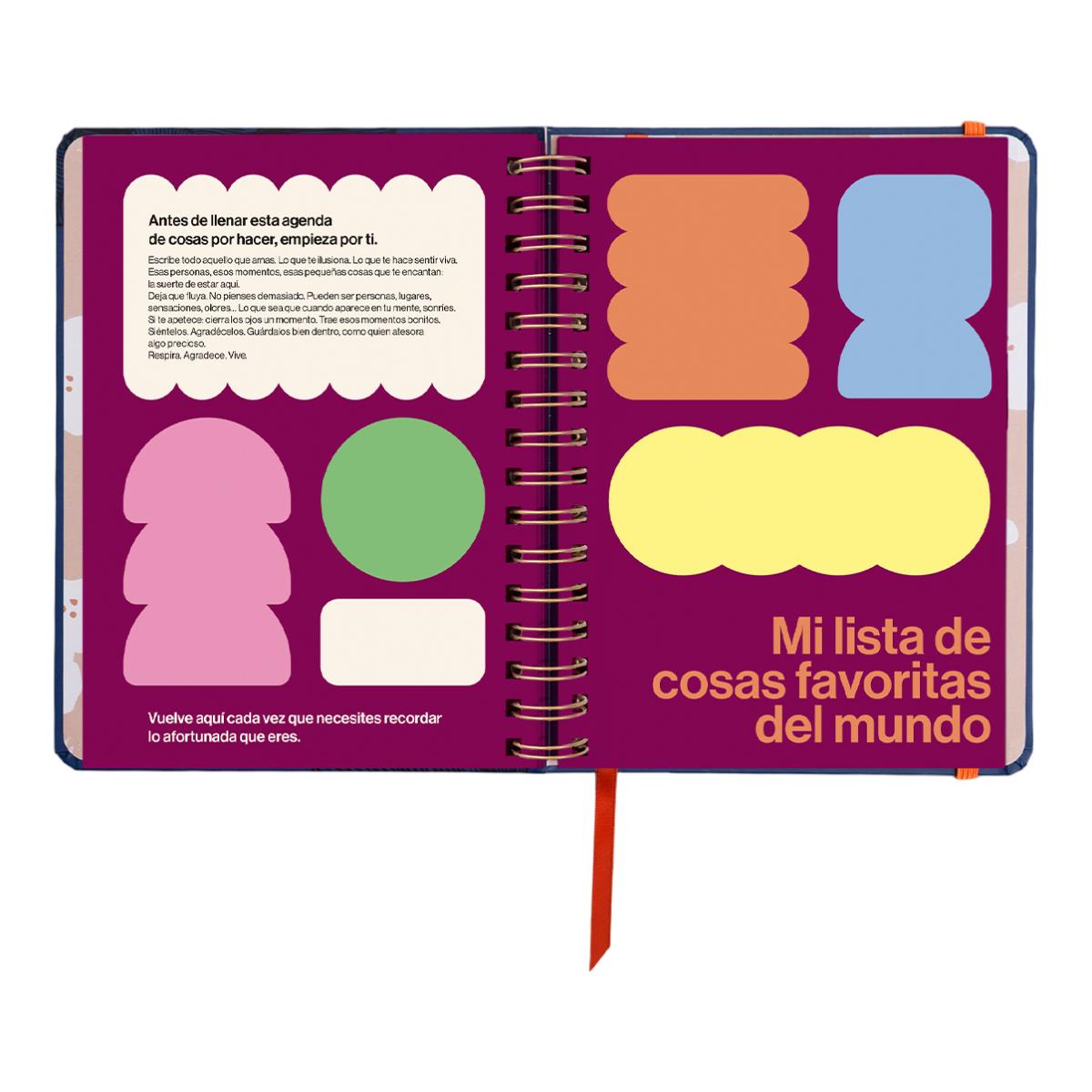 Agenda Anual 12 Meses 2027 168x220 mm 1 Dia por Página Kyoto UO Espanhol Multicolor-9