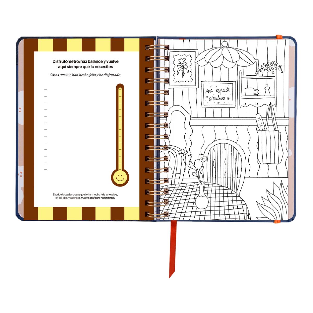 Agenda Anual 12 Meses 2027 168x220 mm 1 Dia por Página Kyoto UO Espanhol Multicolor-15