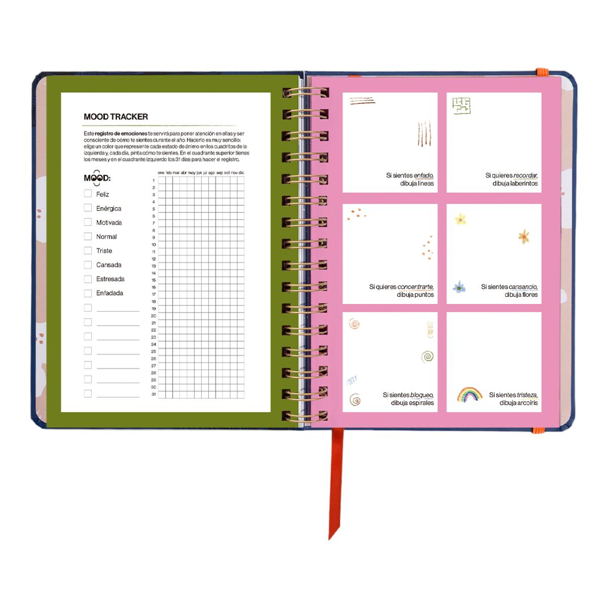 Agenda Anual 12 Meses 2027 168x220 mm 1 Dia por Página Kyoto UO Espanhol Multicolor-16