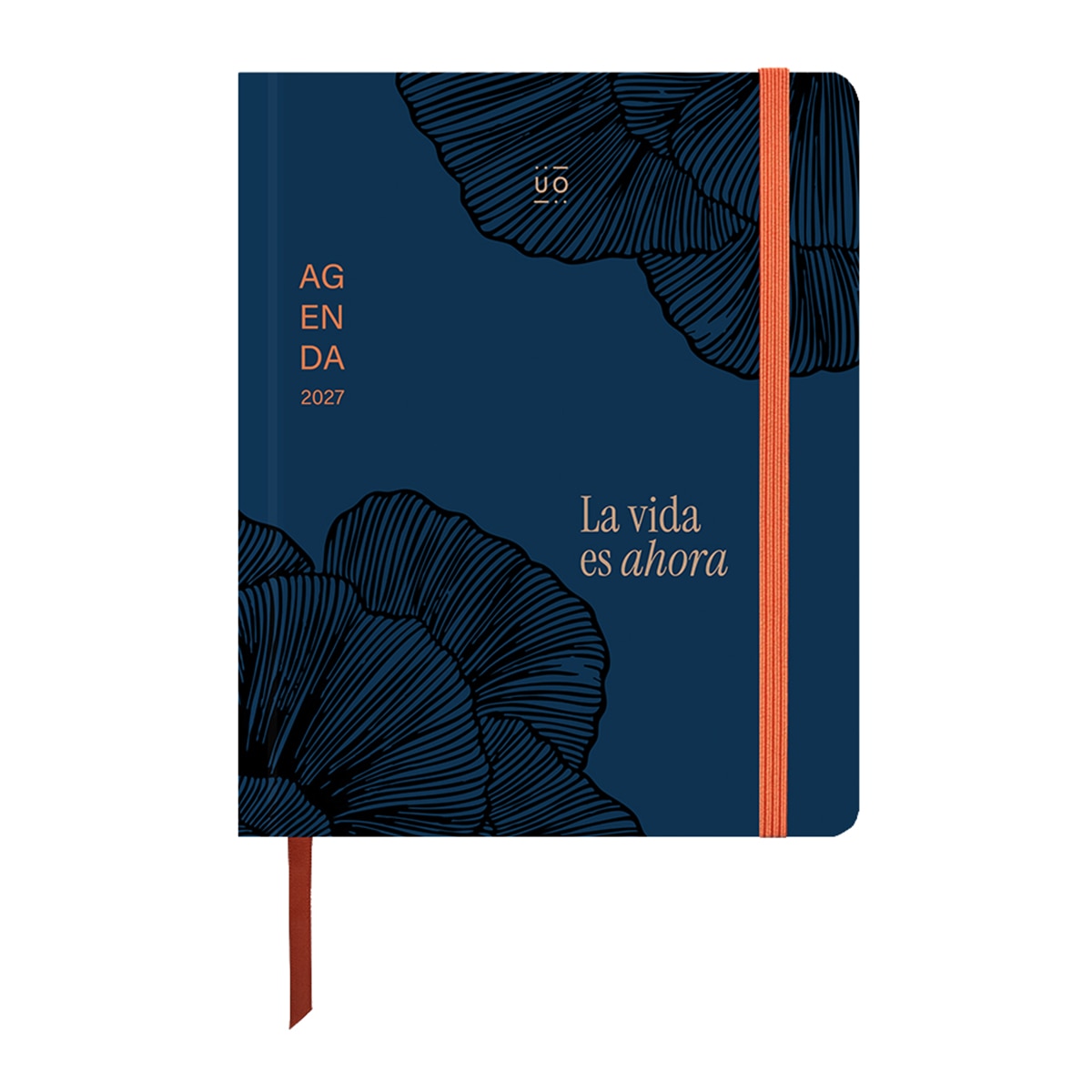 Imagem 0 de Agenda Anual 12 Meses 2027 128x154 mm Mini Vista Semanal Kyoto UO Espanhol