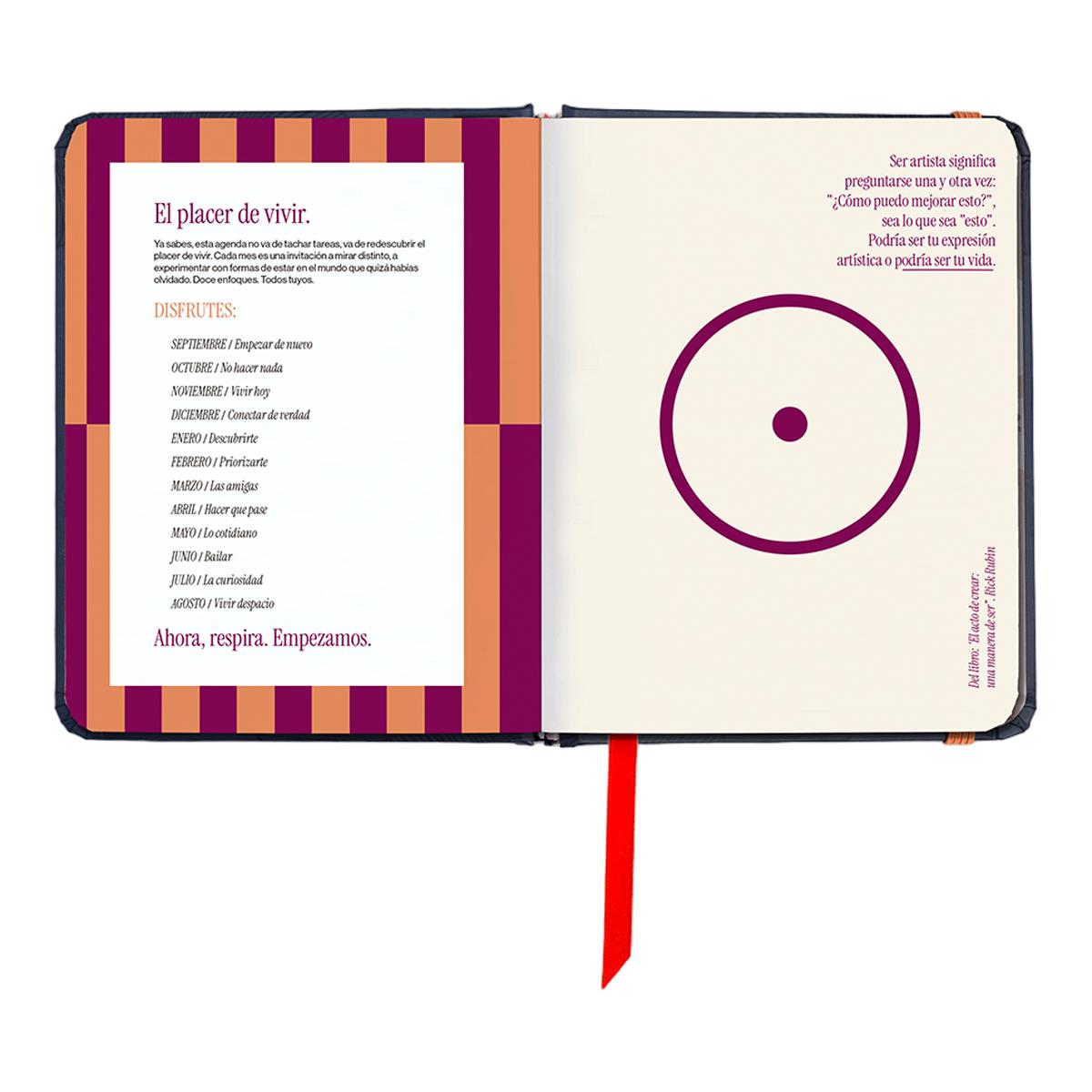Agenda Anual 12 Meses 2027 128x154 mm Mini Vista Semanal Kyoto UO Espanhol Multicolor-11