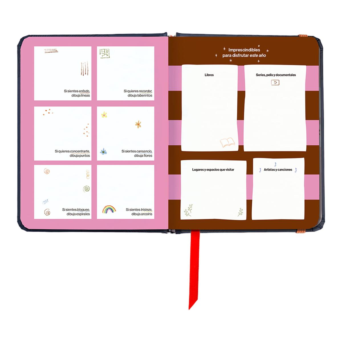 Agenda Anual 12 Meses 2027 128x154 mm Mini Vista Semanal Kyoto UO Espanhol Multicolor-17