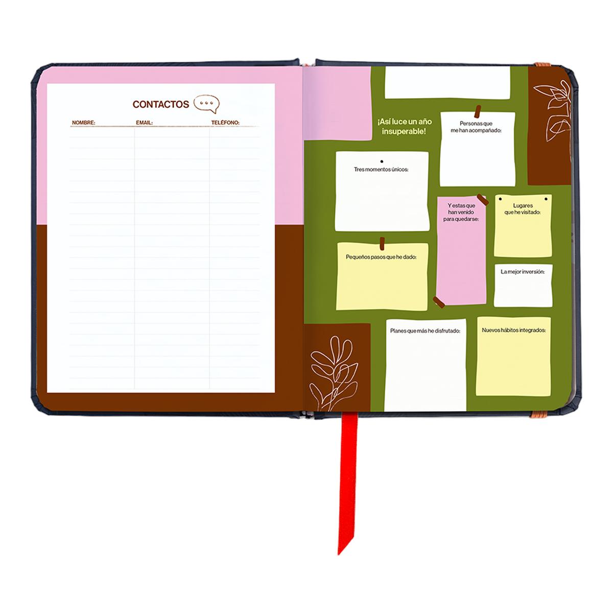 Agenda Anual 12 Meses 2027 128x154 mm Mini Vista Semanal Kyoto UO Espanhol Multicolor-18