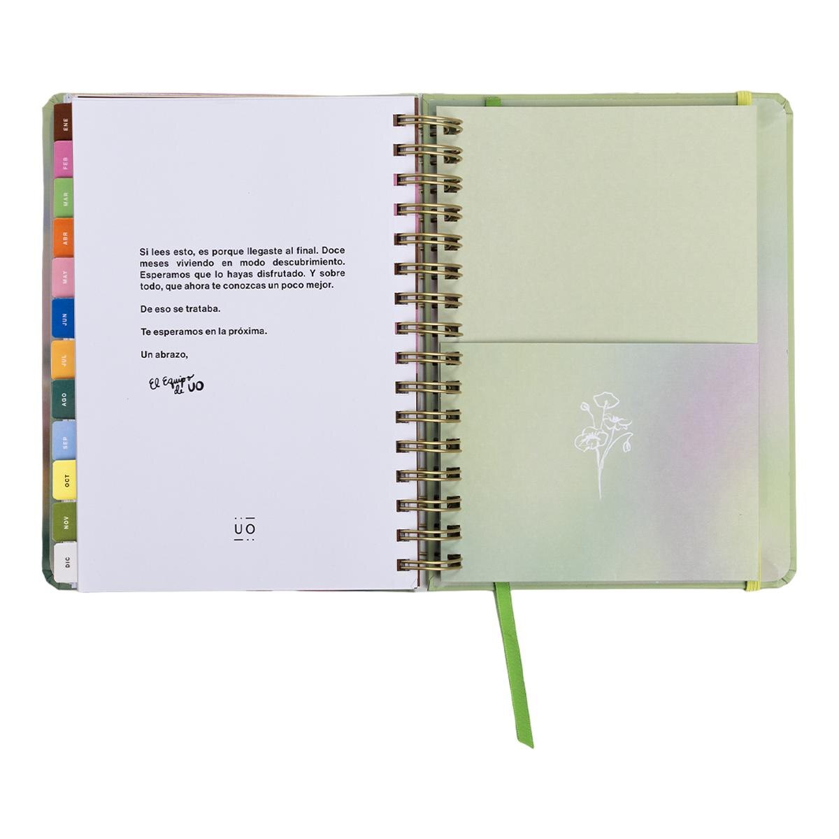 Agenda Anual 12 Meses 2027 168x220 mm Vista Semanal Bloom UO Espanhol Multicolor-20