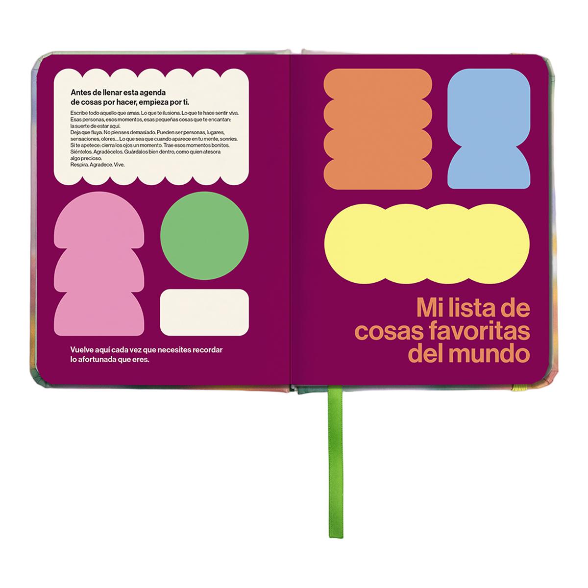 Agenda Anual 12 Meses 2027 128x154 mm Mini Vista Semanal Bloom UO Espanhol Multicolor-10