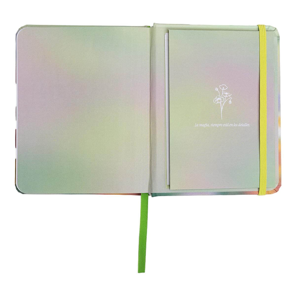 Agenda Anual 12 Meses 2027 128x154 mm Mini Vista Semanal Bloom UO Espanhol Multicolor-20