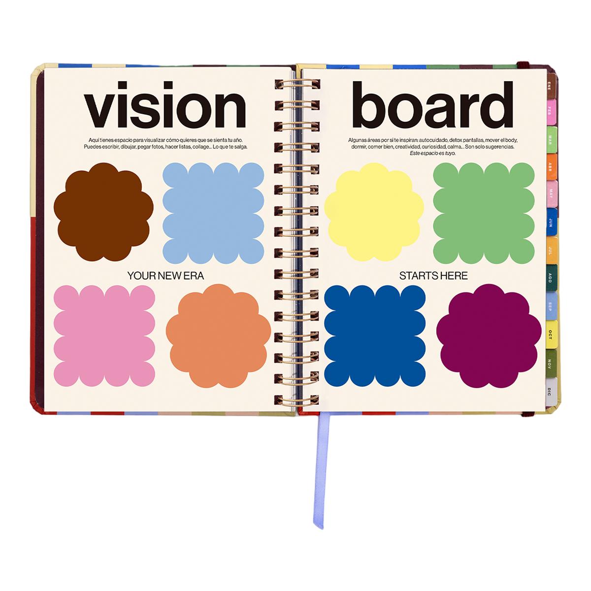 Agenda Anual 12 Meses 2027 168x220 mm Vista Semanal Copenhague UO Espanhol Multicolor-7