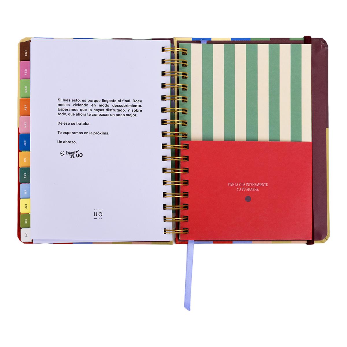 Agenda Anual 12 Meses 2027 168x220 mm Vista Semanal Copenhague UO Espanhol Multicolor-19