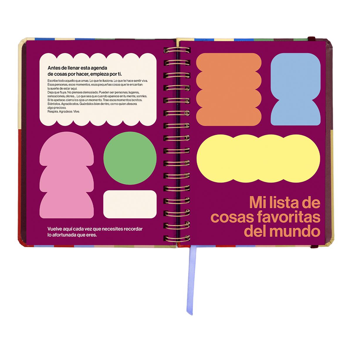 Agenda Anual 12 Meses 2027 168x220 mm 1 Dia por Página Copenhague UO Espanhol Multicolor-9
