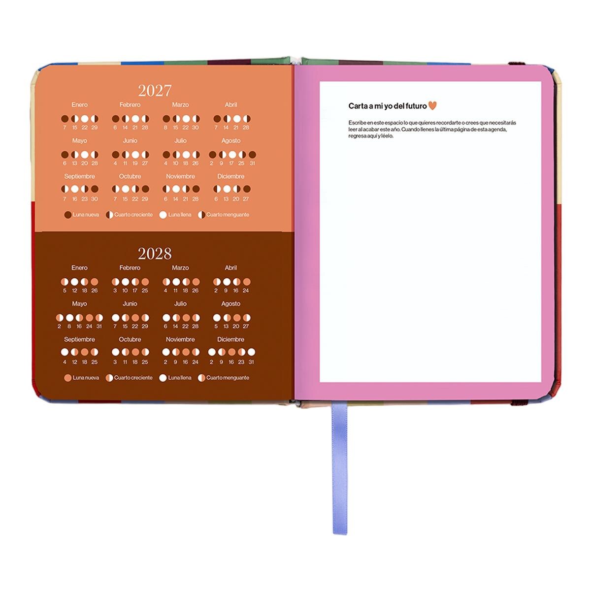 Agenda Anual 12 Meses 2027 128x154 mm Mini Vista Semanal Copenhague UO Espanhol Multicolor-7