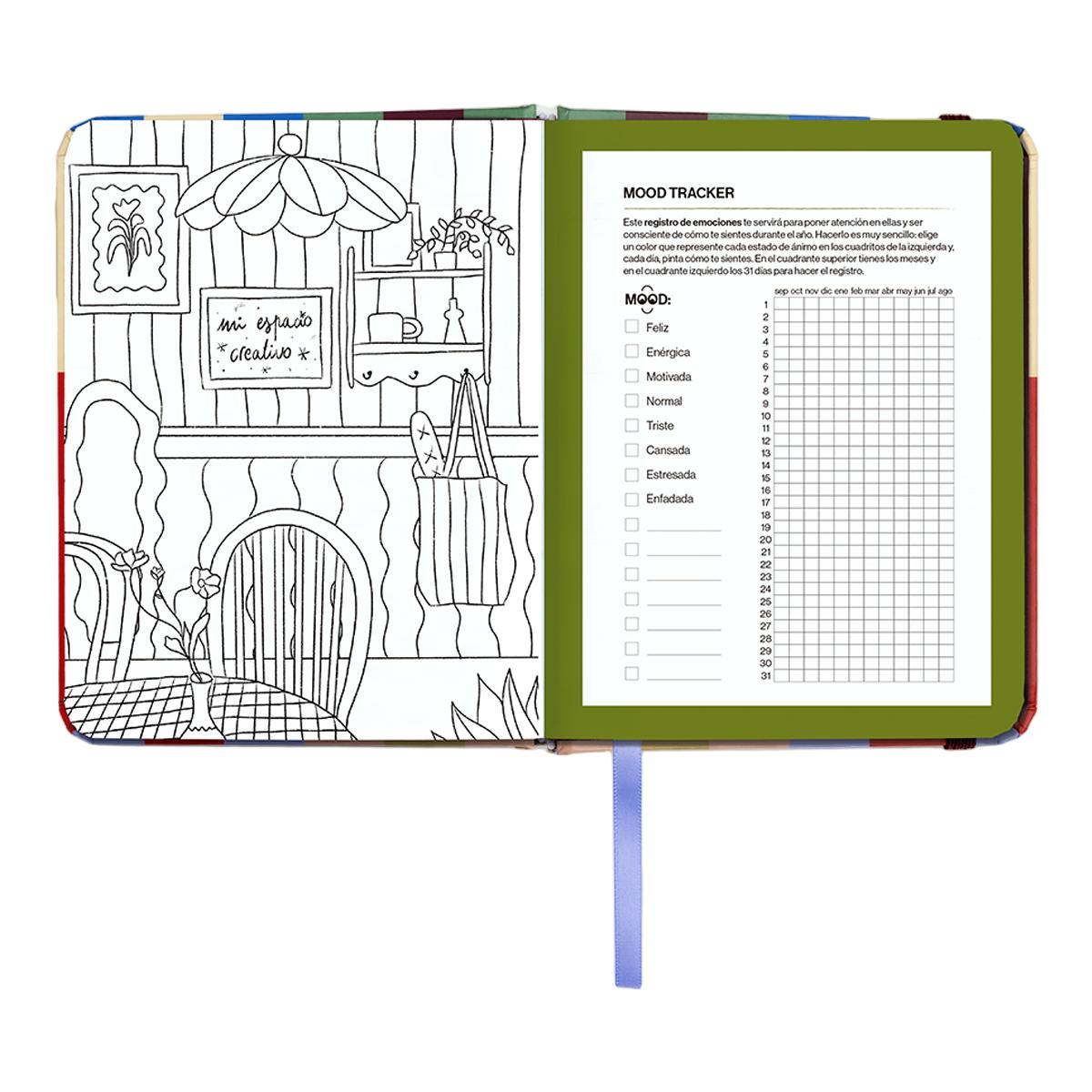 Agenda Anual 12 Meses 2027 128x154 mm Mini Vista Semanal Copenhague UO Espanhol Multicolor-16