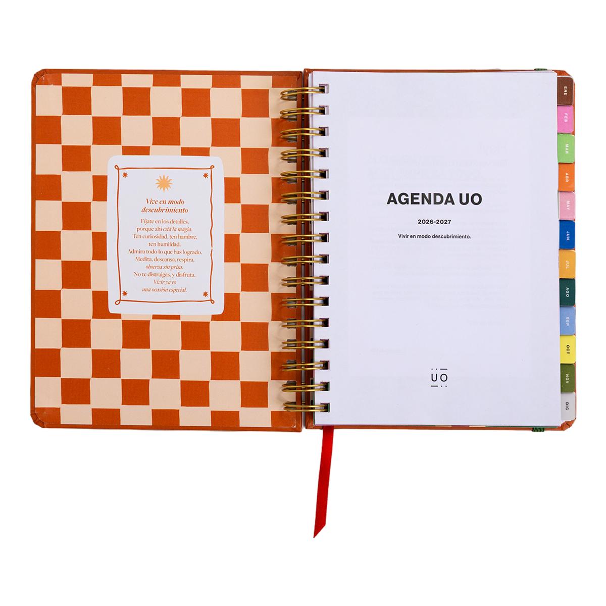 Agenda Anual 12 Meses 2027 168x220 mm Vista Semanal Sunset UO Espanhol Multicolor-2