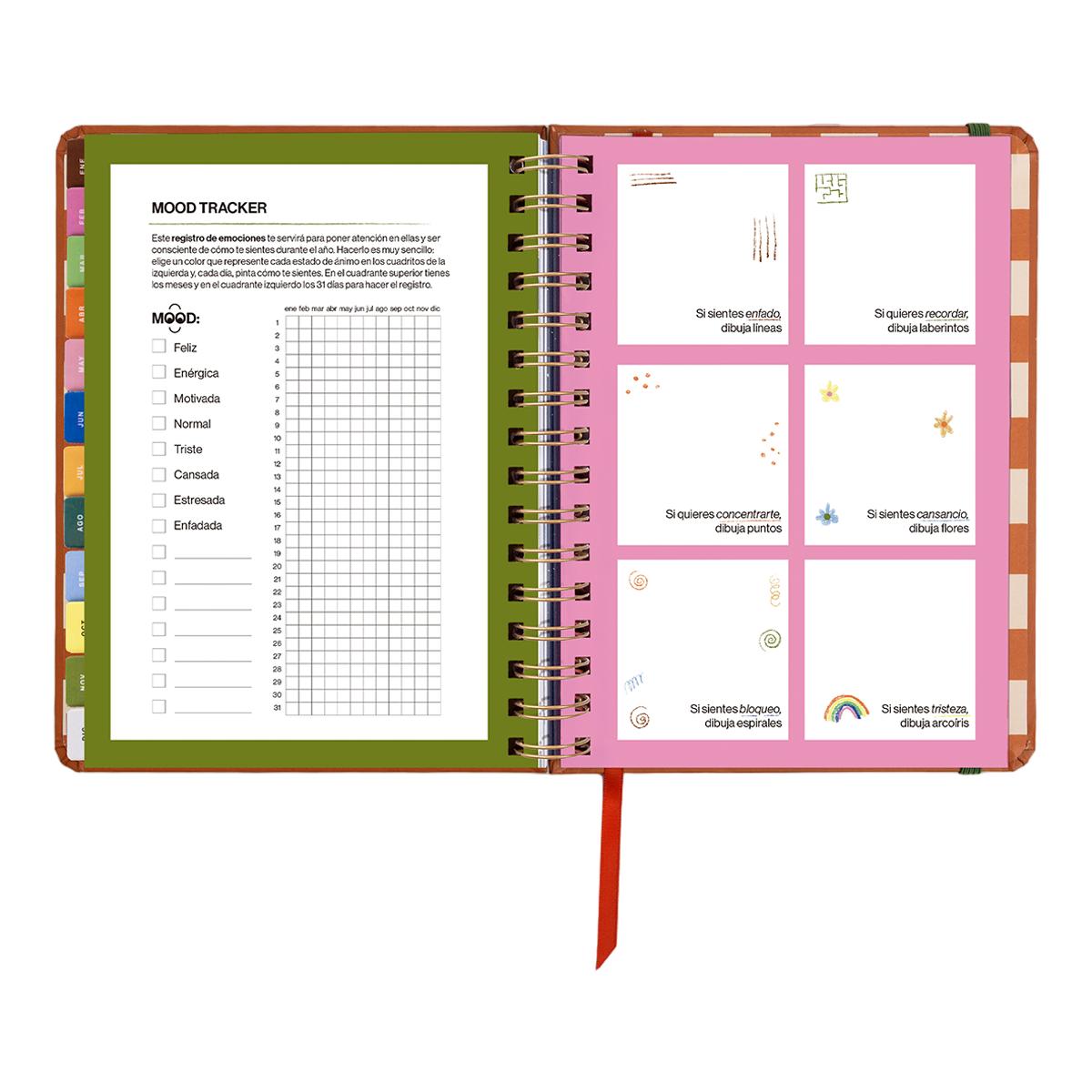 Agenda Anual 12 Meses 2027 168x220 mm Vista Semanal Sunset UO Espanhol Multicolor-16