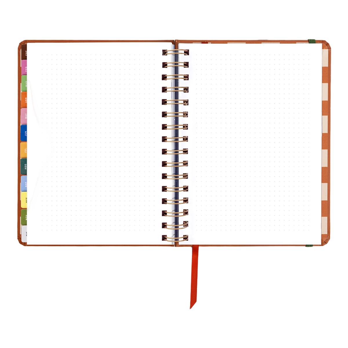 Agenda Anual 12 Meses 2027 168x220 mm Vista Semanal Sunset UO Espanhol Multicolor-19