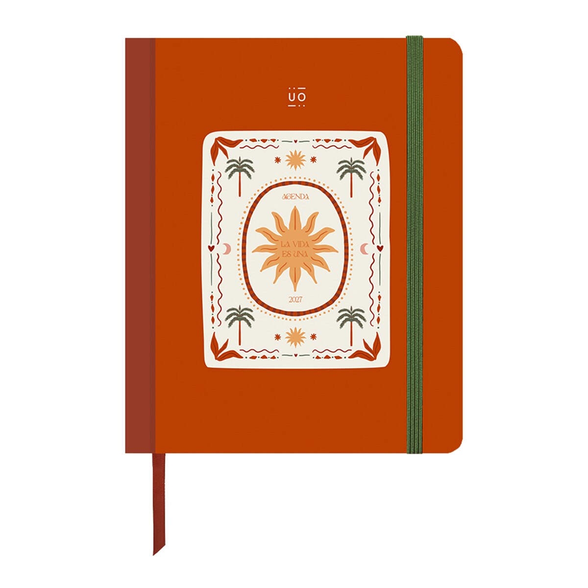 Imagem 0 de Agenda Anual 12 Meses 2027 128x154 mm Mini Vista Semanal Sunset UO Espanhol