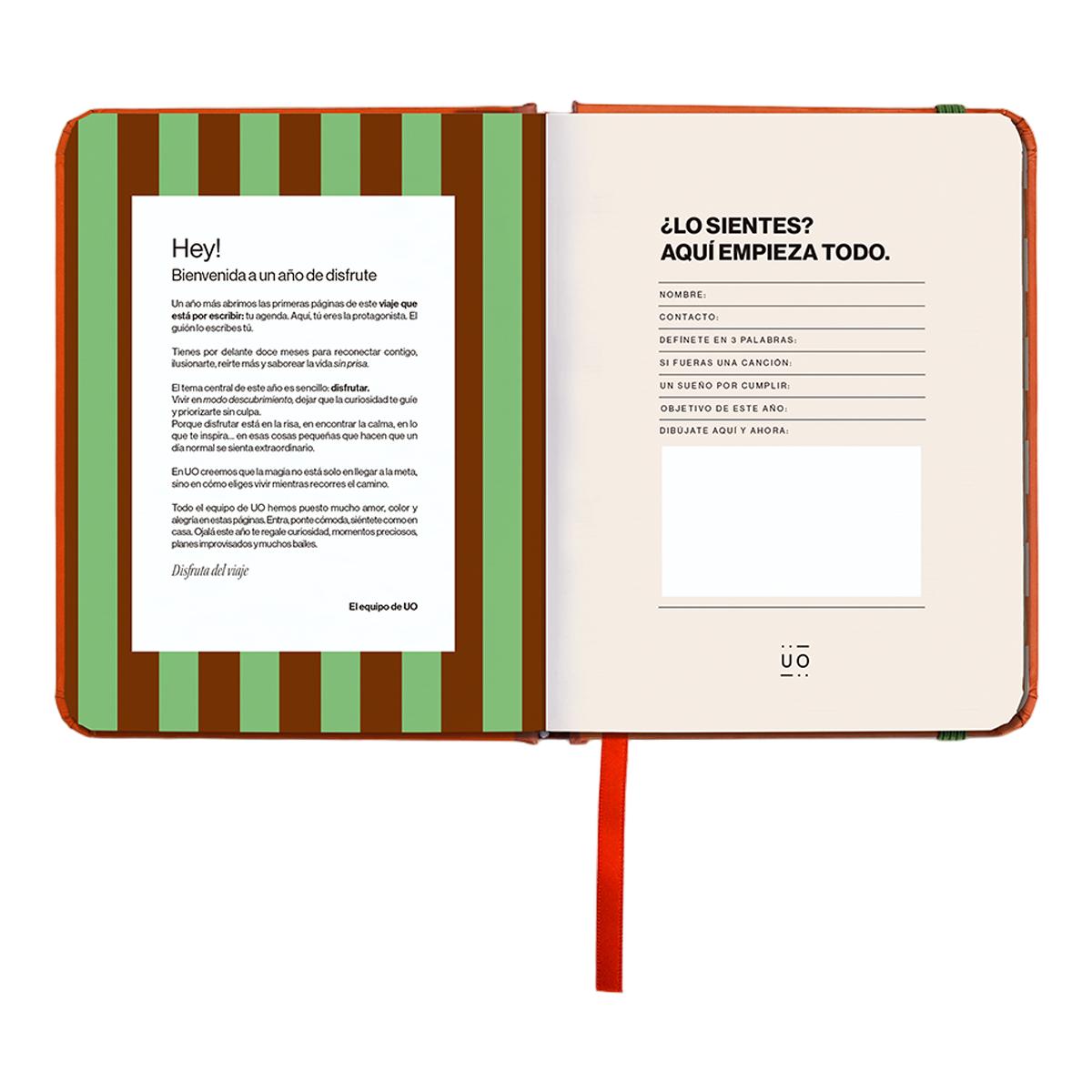 Agenda Anual 12 Meses 2027 128x154 mm Mini Vista Semanal Sunset UO Espanhol Multicolor-4