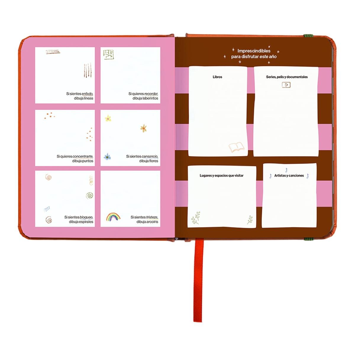 Agenda Anual 12 Meses 2027 128x154 mm Mini Vista Semanal Sunset UO Espanhol Multicolor-17