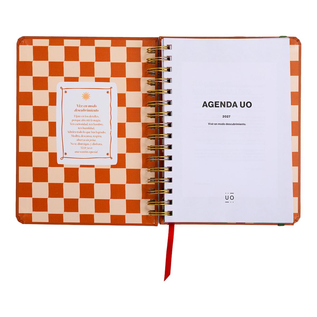 Agenda Anual 12 Meses 2027 168x220 mm 1 Dia por Página Sunset UO Espanhol Multicolor-2