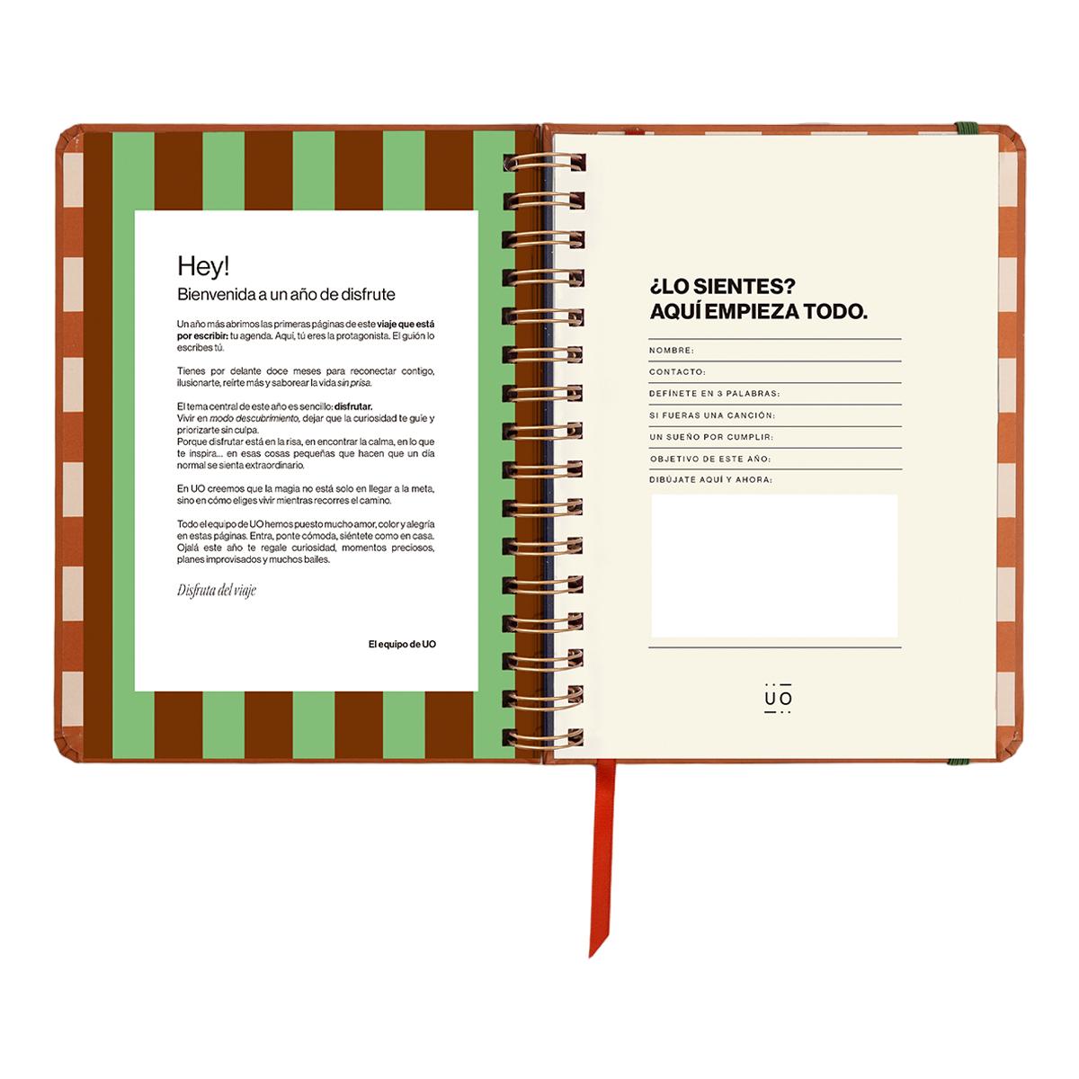 Agenda Anual 12 Meses 2027 168x220 mm 1 Dia por Página Sunset UO Espanhol Multicolor-3