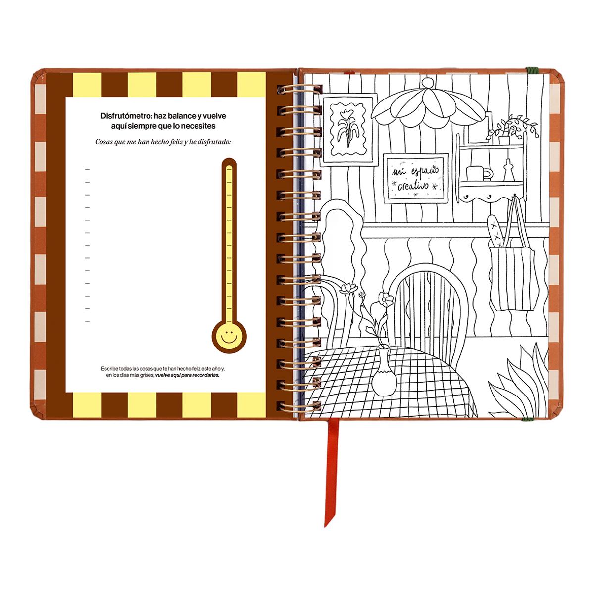 Agenda Anual 12 Meses 2027 168x220 mm 1 Dia por Página Sunset UO Espanhol Multicolor-15