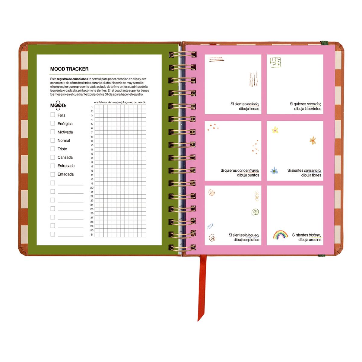 Agenda Anual 12 Meses 2027 168x220 mm 1 Dia por Página Sunset UO Espanhol Multicolor-16