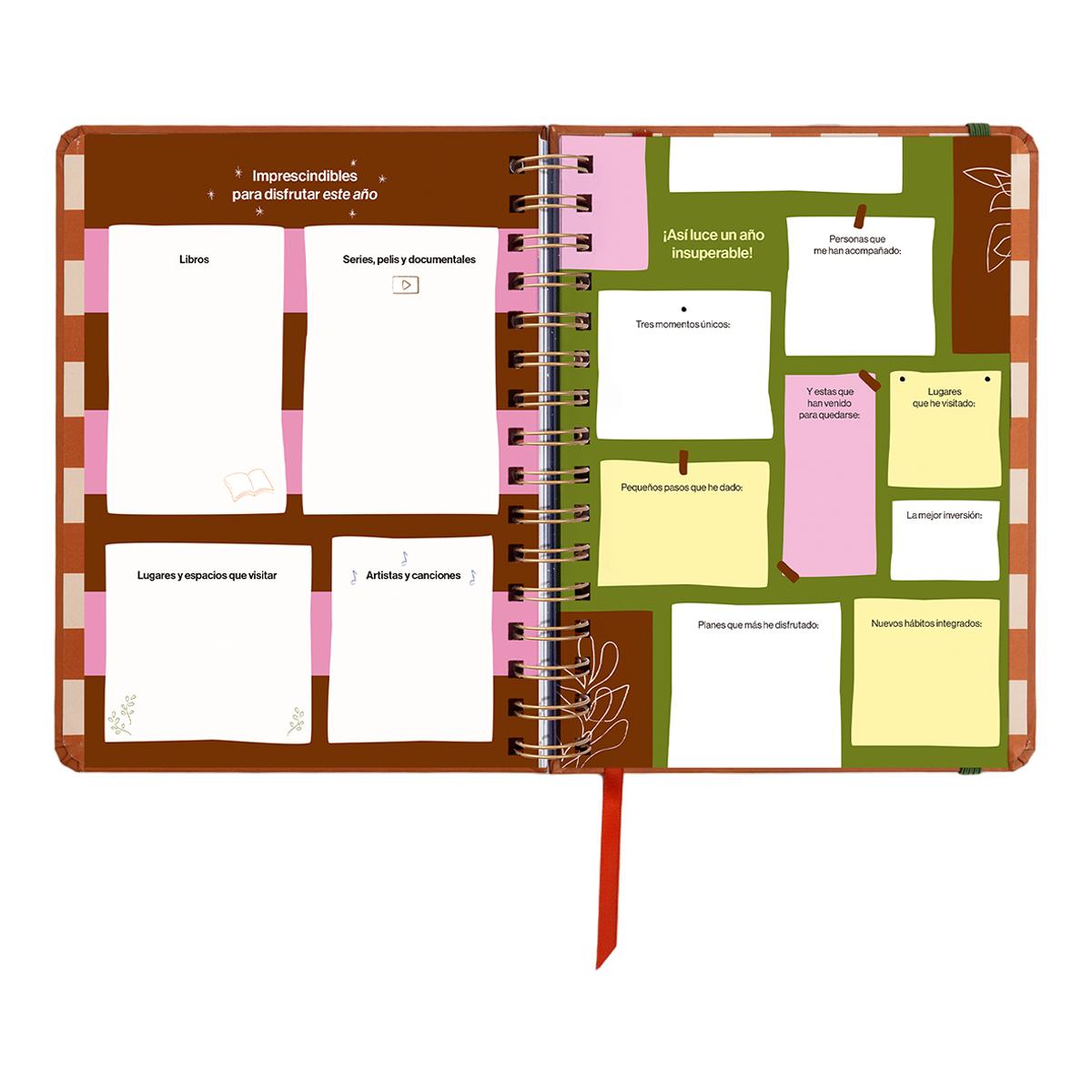 Agenda Anual 12 Meses 2027 168x220 mm 1 Dia por Página Sunset UO Espanhol Multicolor-17