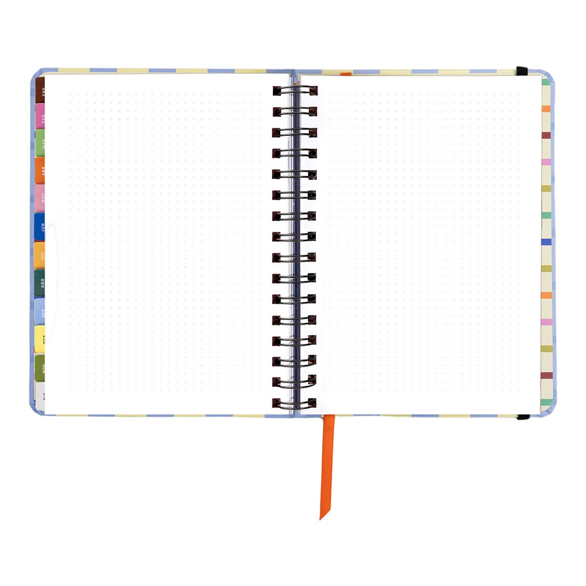 Agenda Anual 12 Meses 2027 168x220 mm Vista Semanal Opoagenda UO Espanhol Multicolor-15