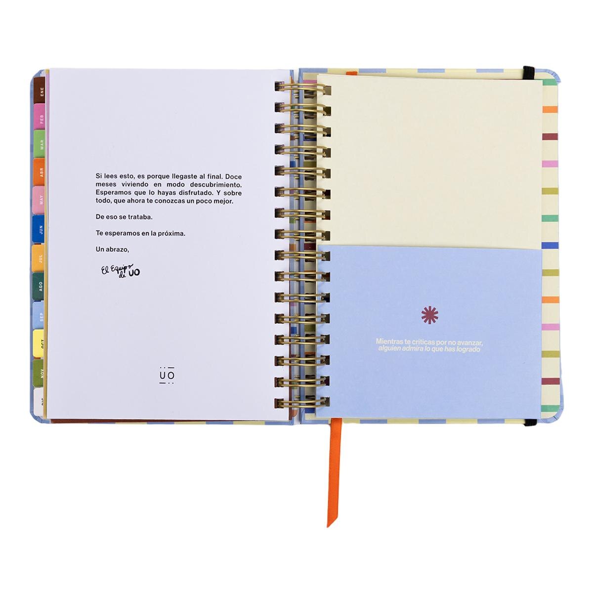 Agenda Anual 12 Meses 2027 168x220 mm Vista Semanal Opoagenda UO Espanhol Multicolor-16