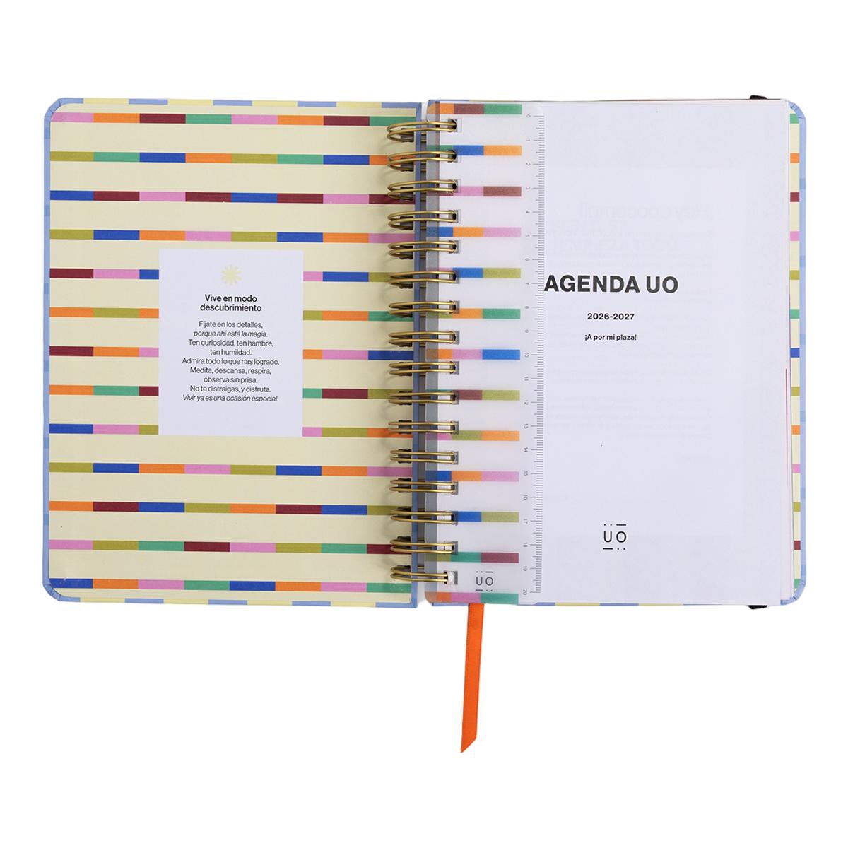 Agenda Anual 12 Meses 2027 168x220 mm 1 Dia por Página Opoagenda UO Espanhol Multicolor-2