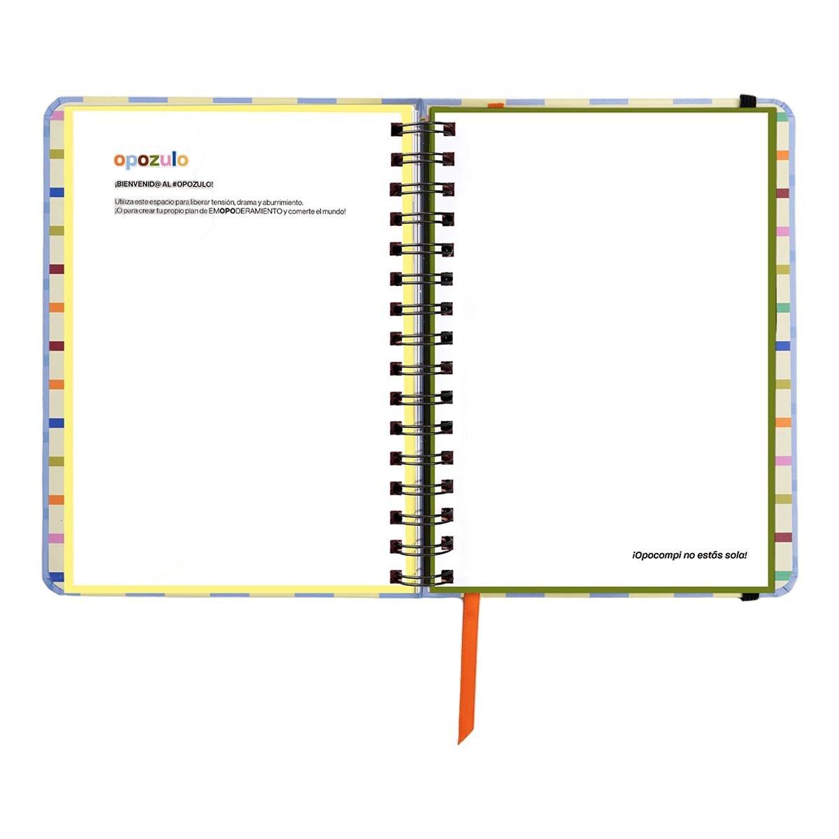 Agenda Anual 12 Meses 2027 168x220 mm 1 Dia por Página Opoagenda UO Espanhol Multicolor-7