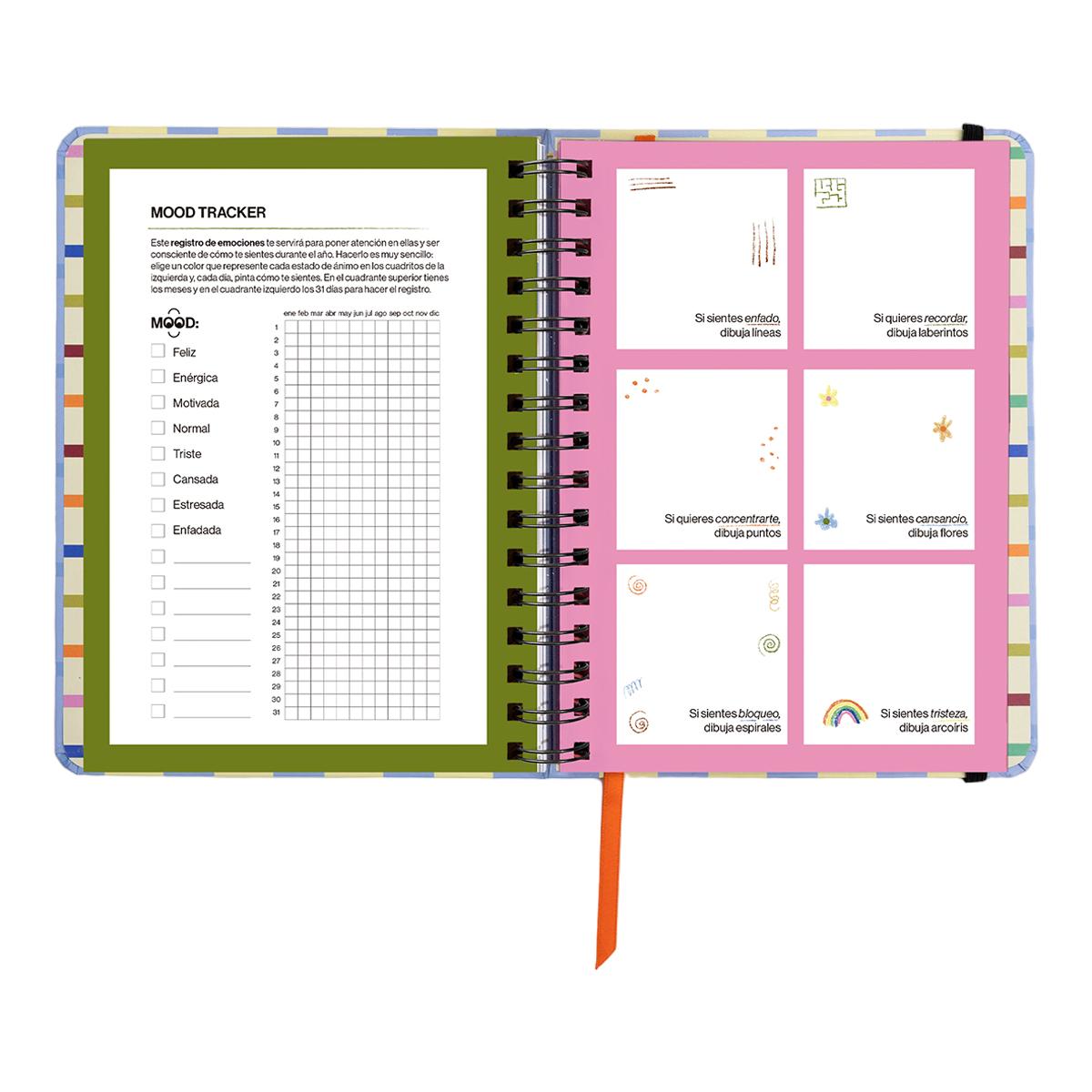 Agenda Anual 12 Meses 2027 168x220 mm 1 Dia por Página Opoagenda UO Espanhol Multicolor-12
