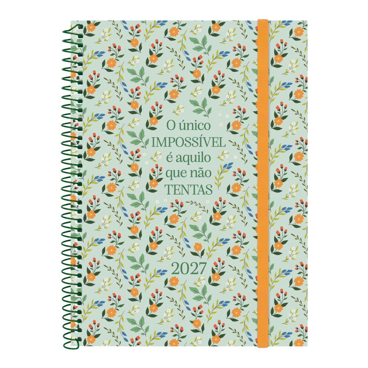 Imagem 0 de Agenda 2027 Espiral Beta E10-155x212 mm Semanal Horizontal Impossível Finocam Multicolor Português