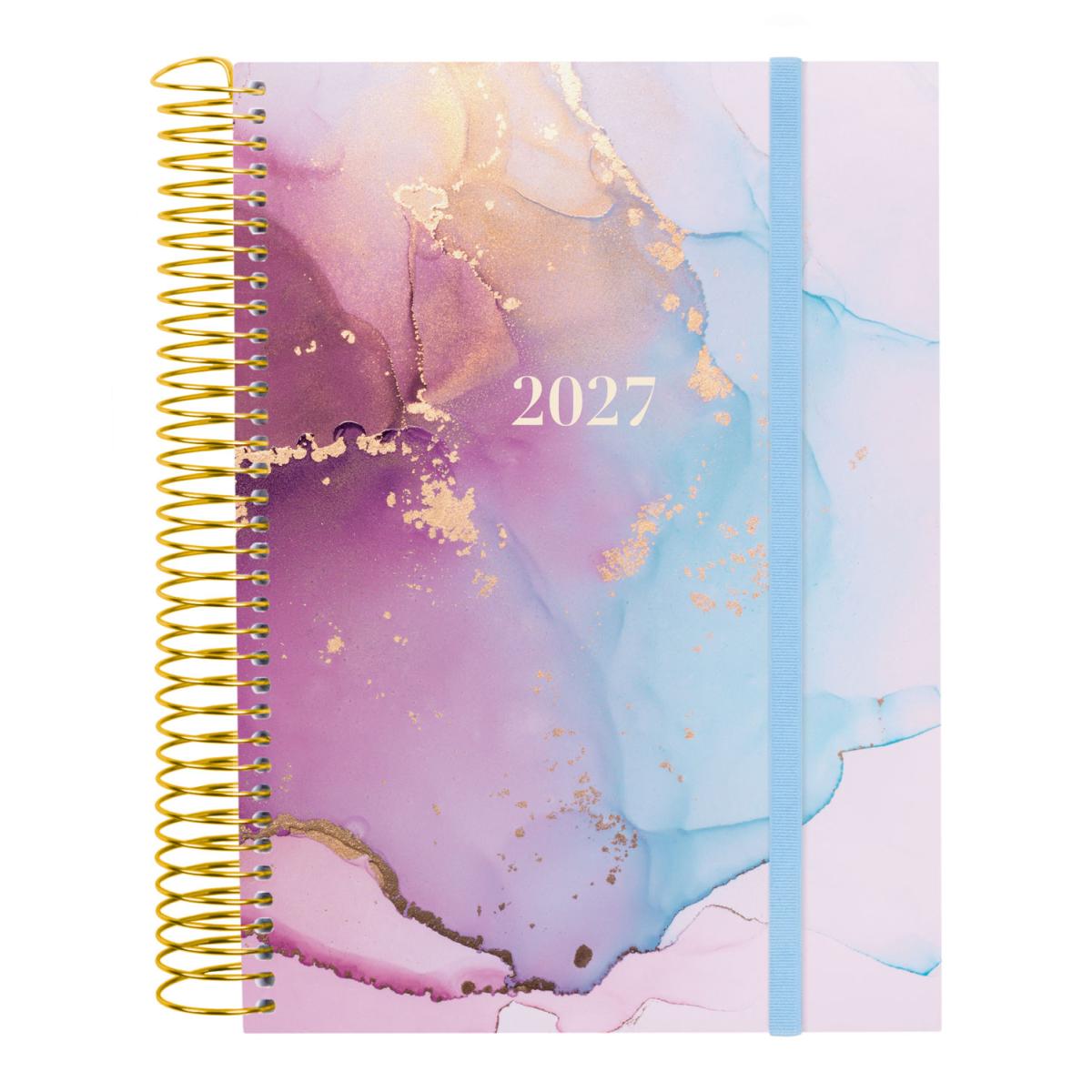 Imagem 0 de Agenda 2027 Espiral Beta E10-155x212 mm 1 Dia Por Página Goldy Finocam Multicolor Português