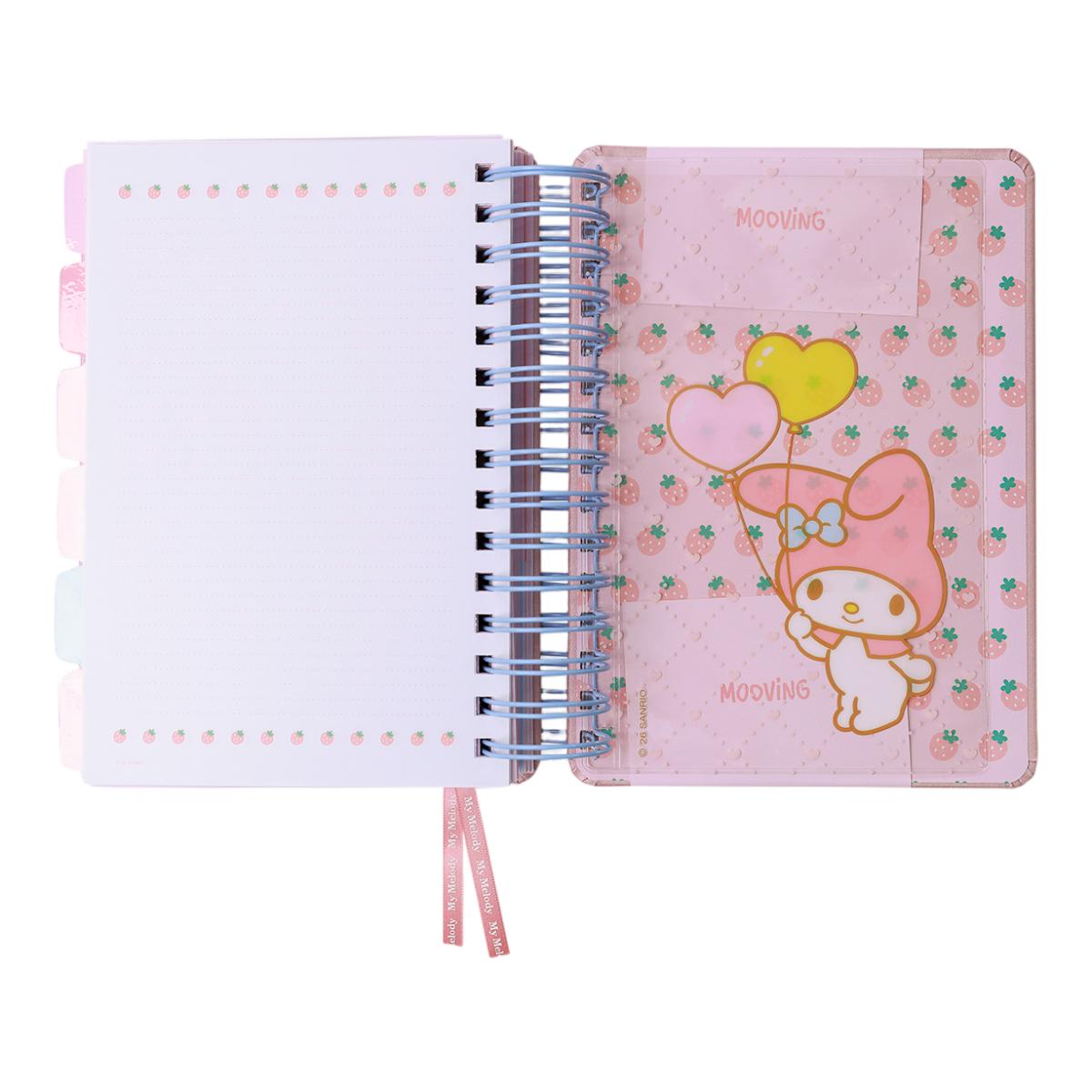 Agenda 2027 14x20 DxP My Melody Mooving Rosa / Azul-3