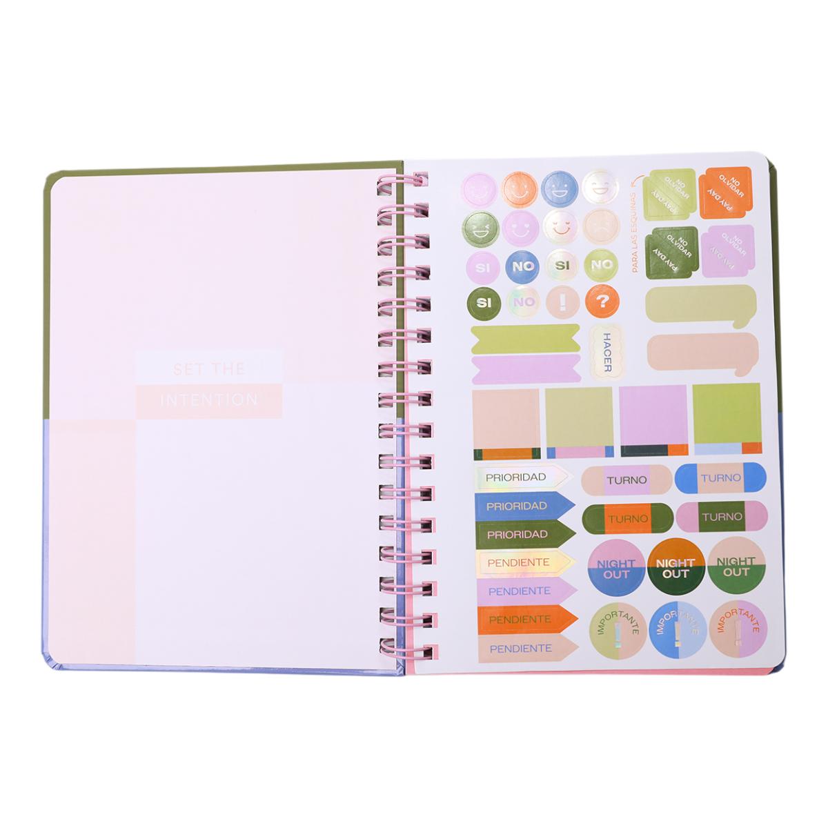 Agenda 2027 15x21 DxP Chromatic MOOVING Azul / Multicolor-3