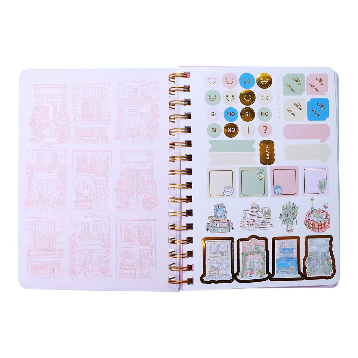 Agenda 2027 15x21 DxP Travel MOOVING Rosa / Aço-3