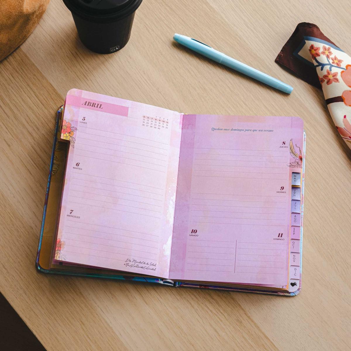 Agenda anual bolsillo 2027 La Vecina Rubia Tantanfan Multicolor-6
