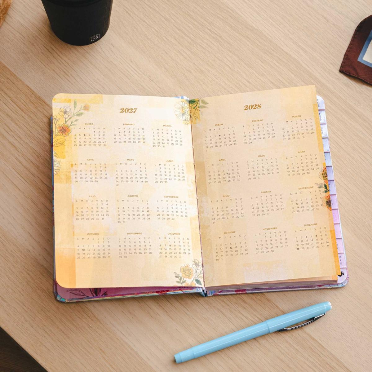 Agenda anual bolsillo 2027 La Vecina Rubia Tantanfan Multicolor-9