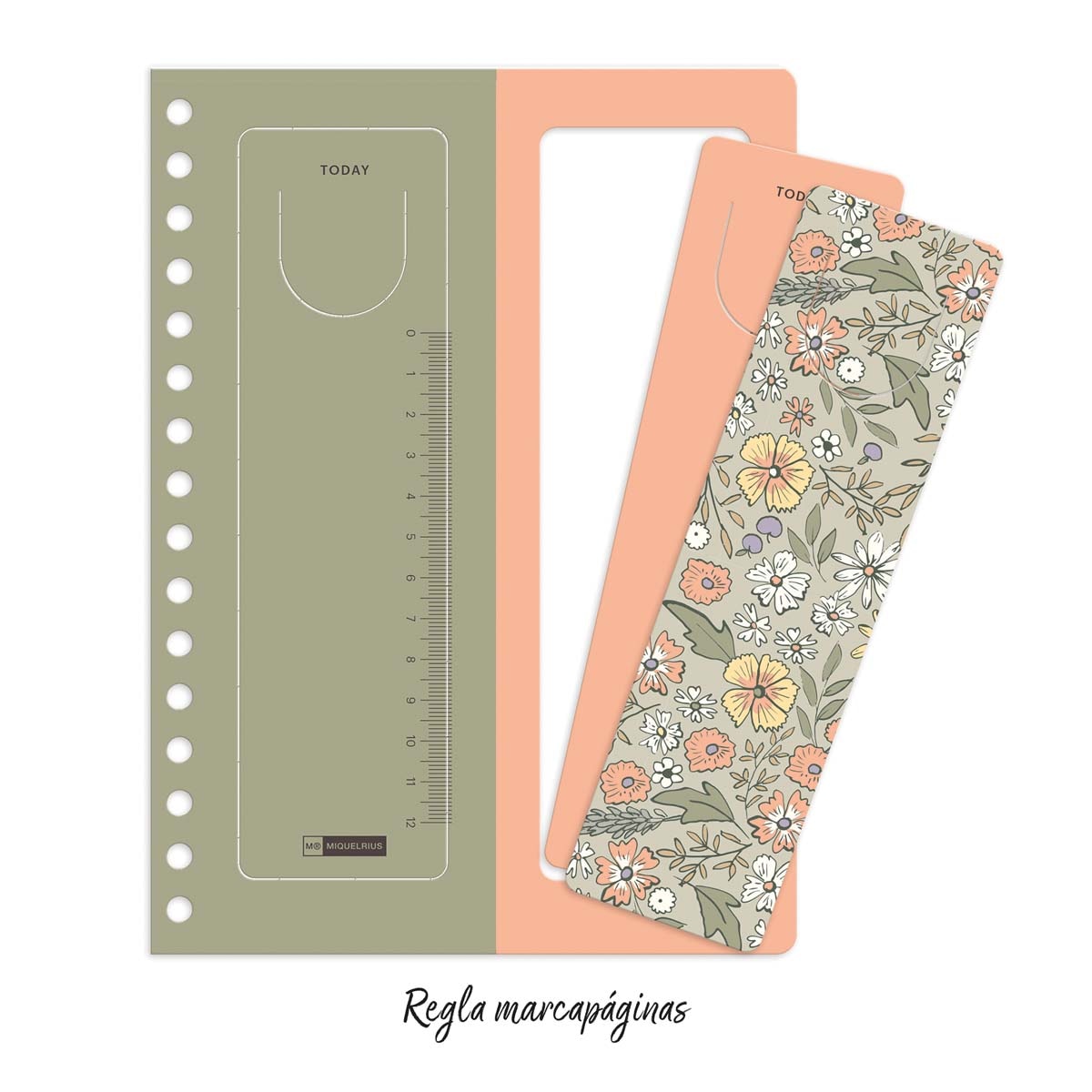 Agenda Plus Wire-O 1 día por página Taupe Liberty 2027 Miquelrius Multicolor-7